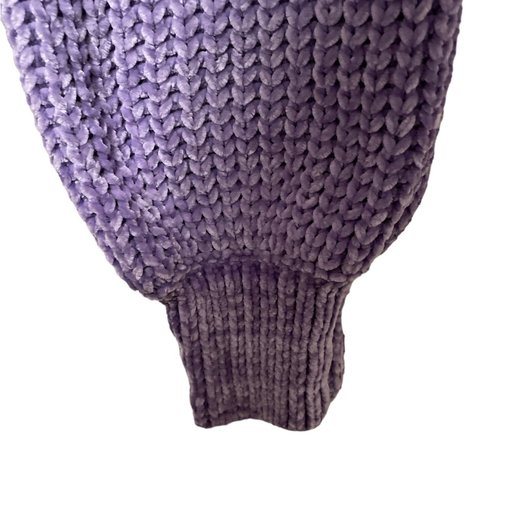 Purple Women’s Juniors Sweater Turtlenecks loosefitting - Picture 4 of 6